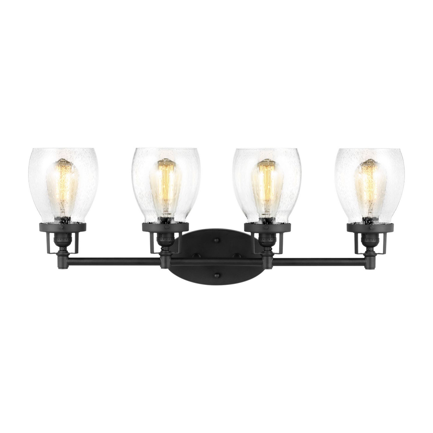 Generation Lighting - 4414504-112 - Four Light Wall / Bath - Belton - Midnight Black