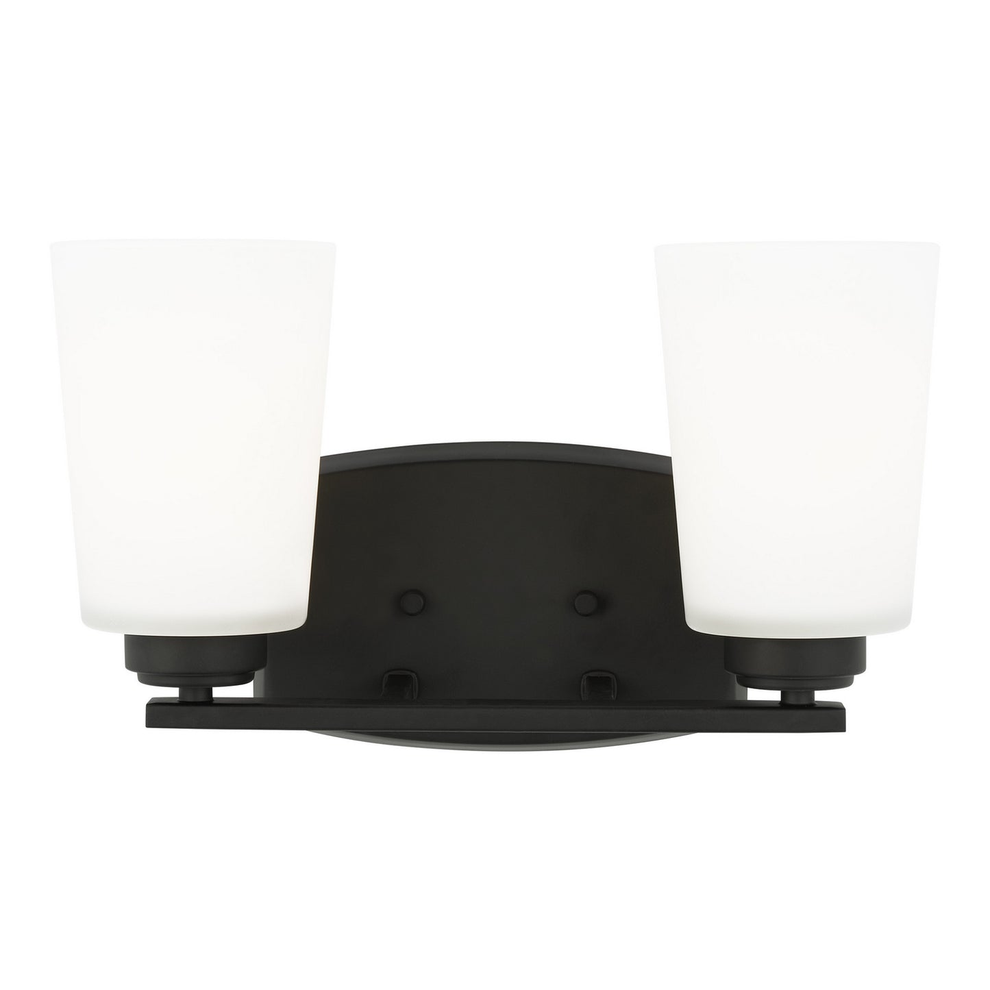 Franport Two Light Wall / Bath in Midnight Black