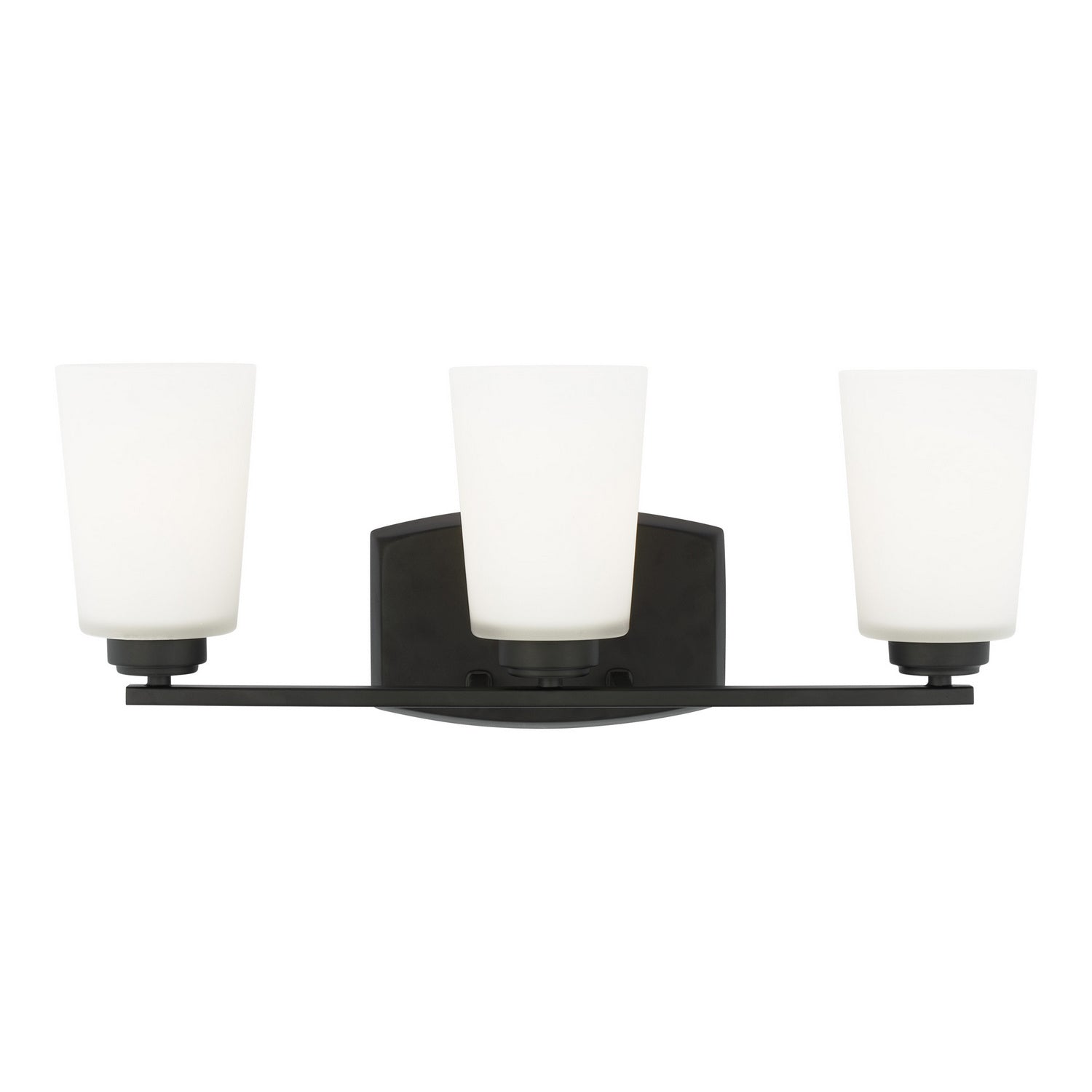 Generation Lighting - 4428903-112 - Three Light Wall / Bath - Franport - Midnight Black