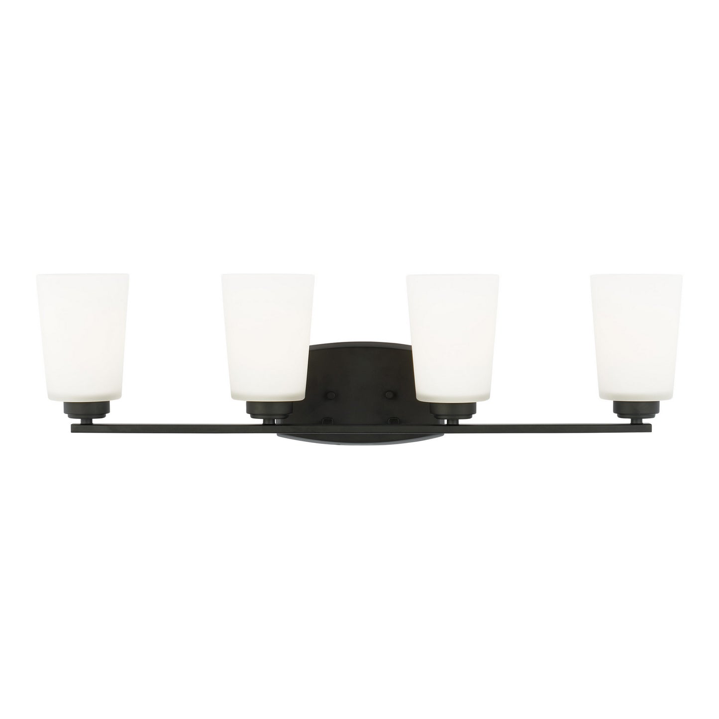Generation Lighting - 4428904-112 - Four Light Wall / Bath - Franport - Midnight Black