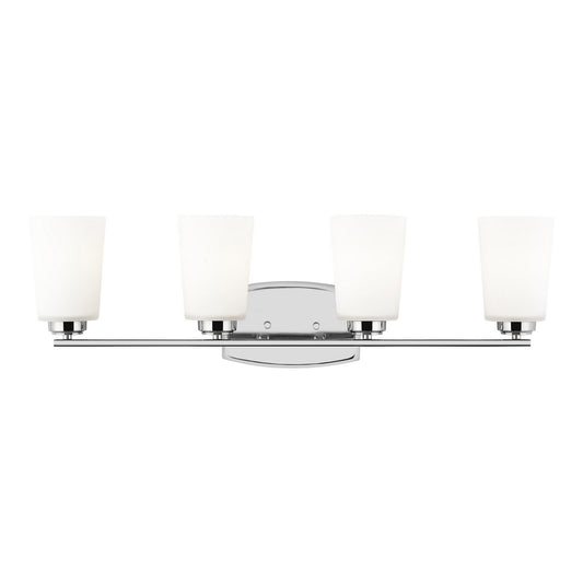 Generation Lighting - 4428904EN3-05 - Four Light Wall / Bath - Franport - Chrome