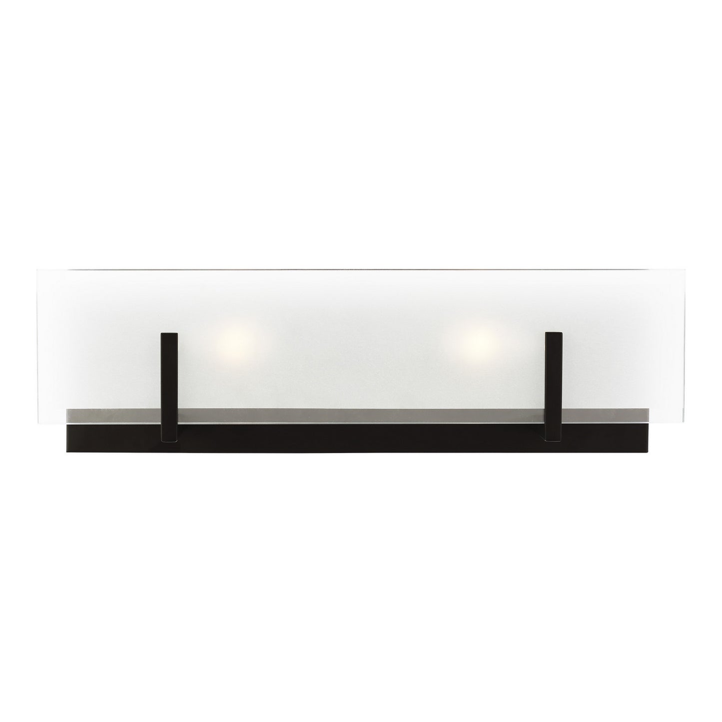 Syll Two Light Wall / Bath in Midnight Black