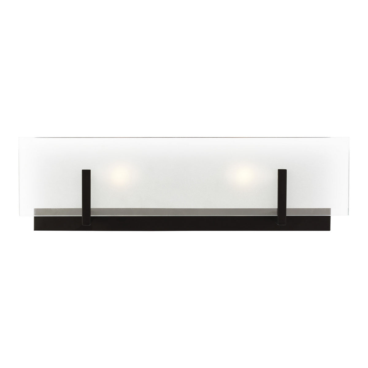 Syll Two Light Wall / Bath in Midnight Black