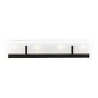 Syll Four Light Wall / Bath in Midnight Black