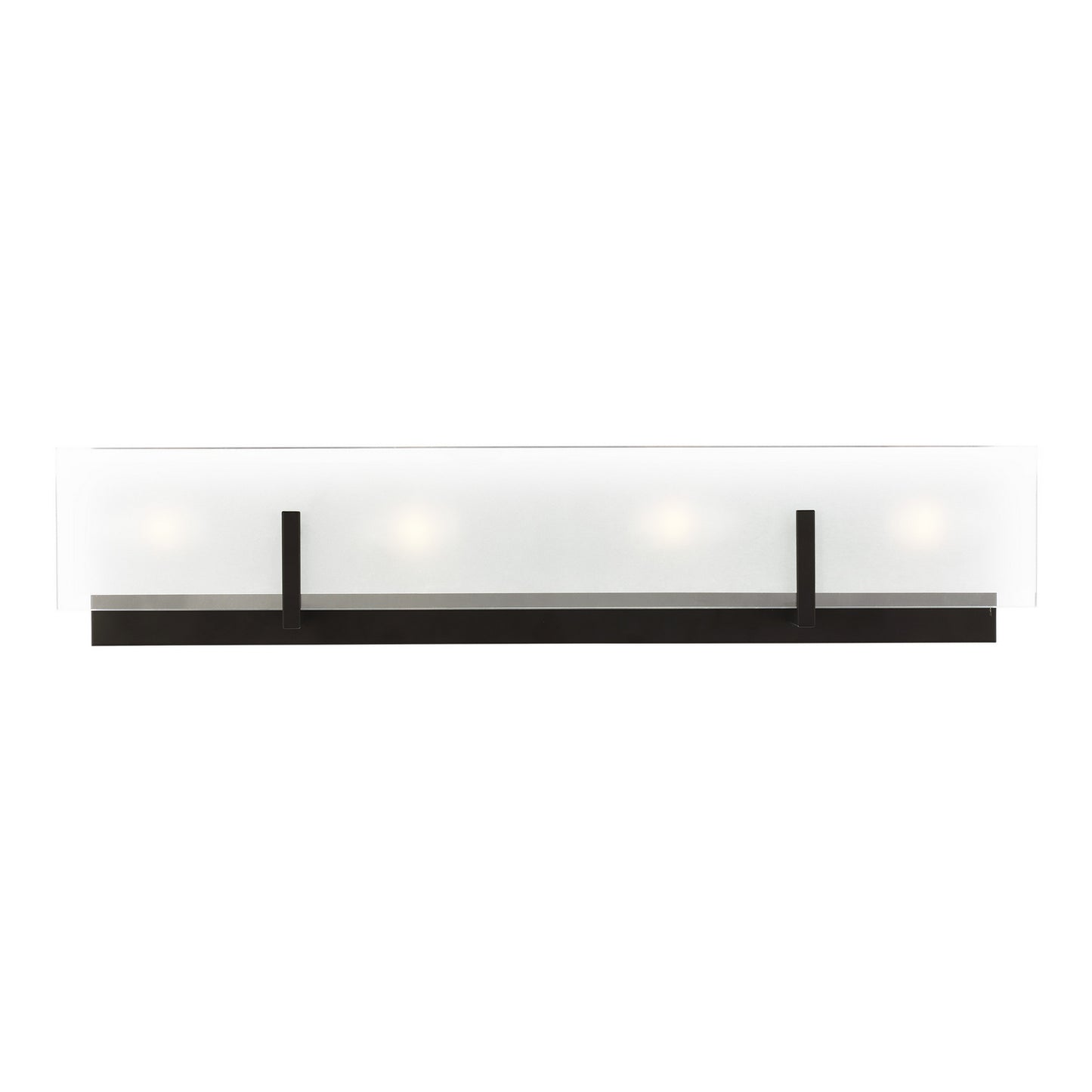 Syll Four Light Wall / Bath in Midnight Black