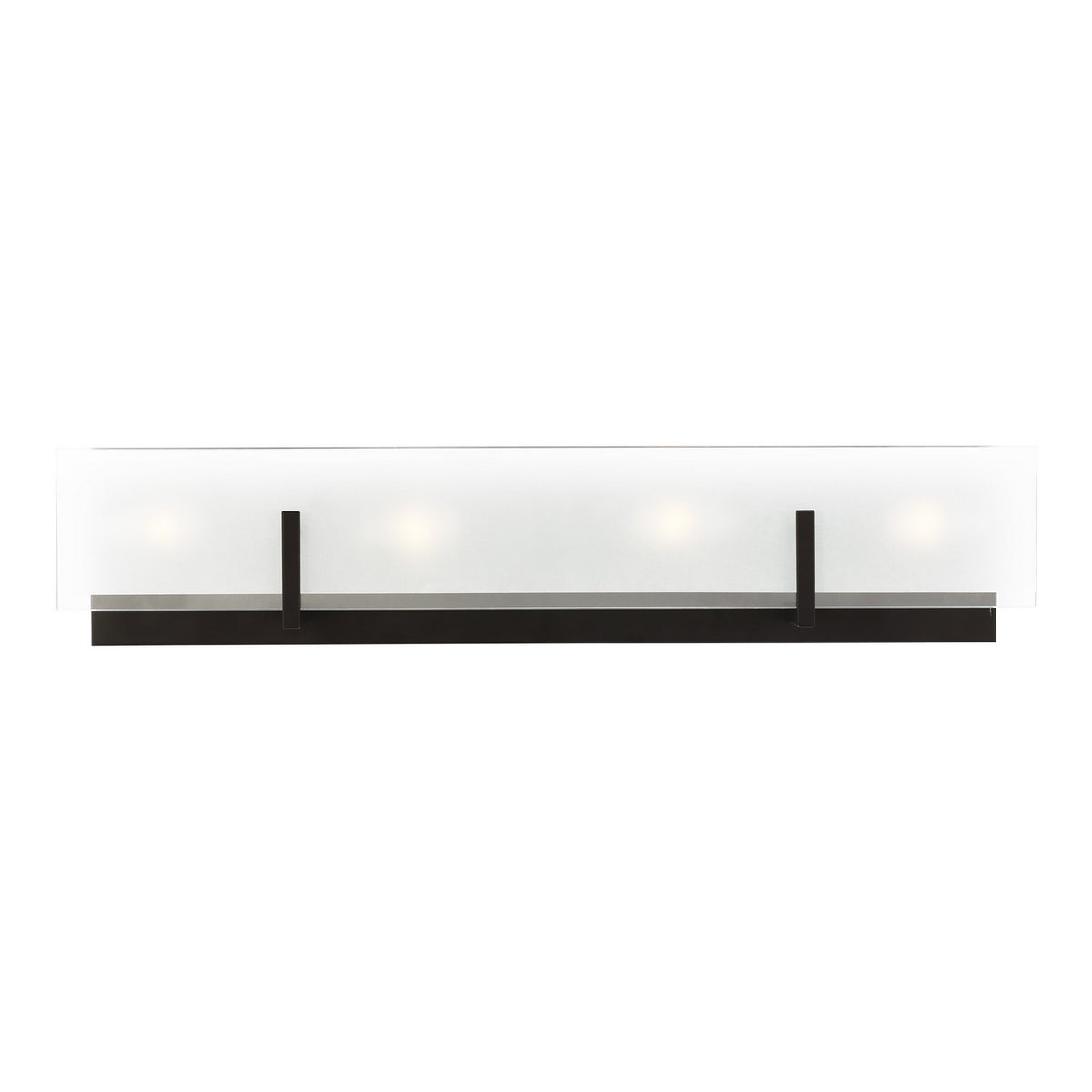 Syll Four Light Wall / Bath in Midnight Black
