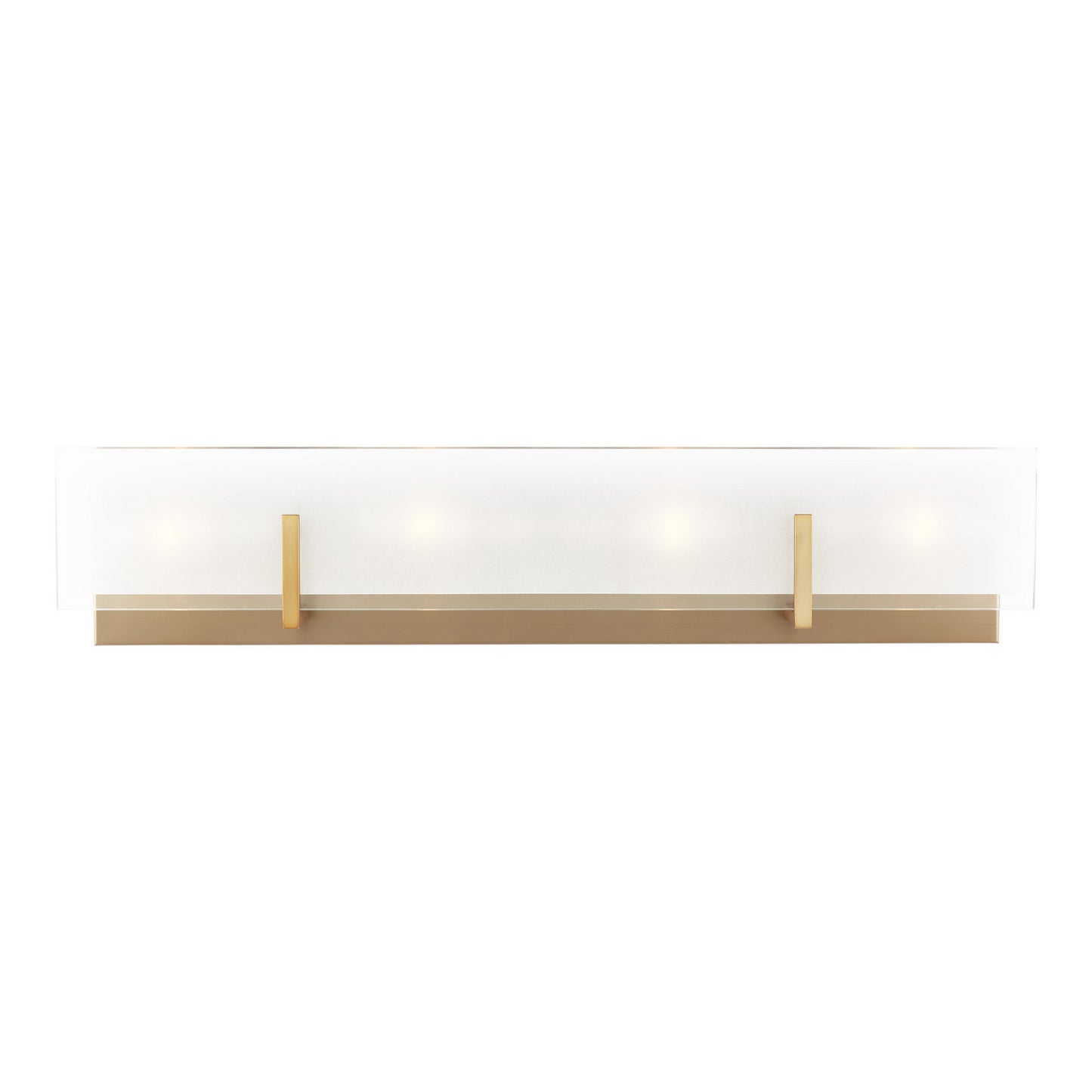 Syll Four Light Wall / Bath in Satin Brass
