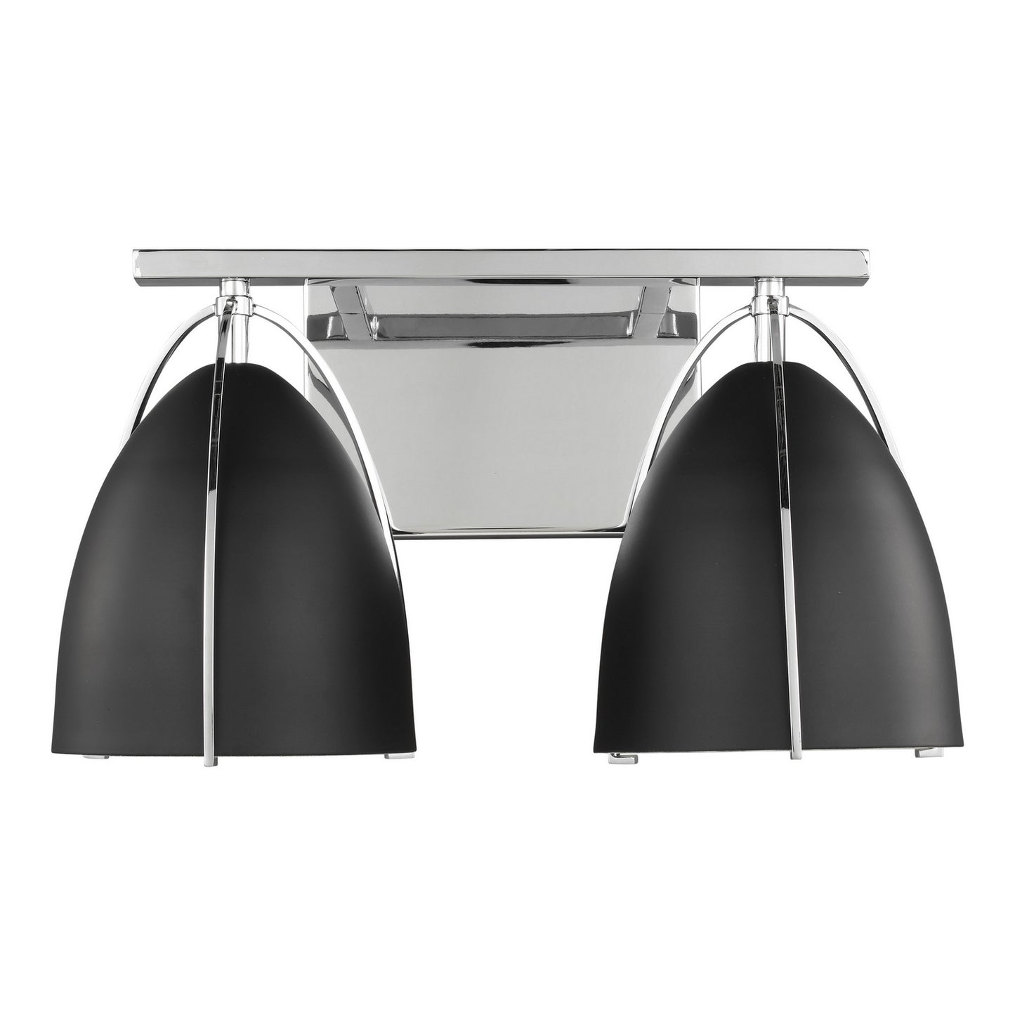 Norman Two Light Wall / Bath in Chrome