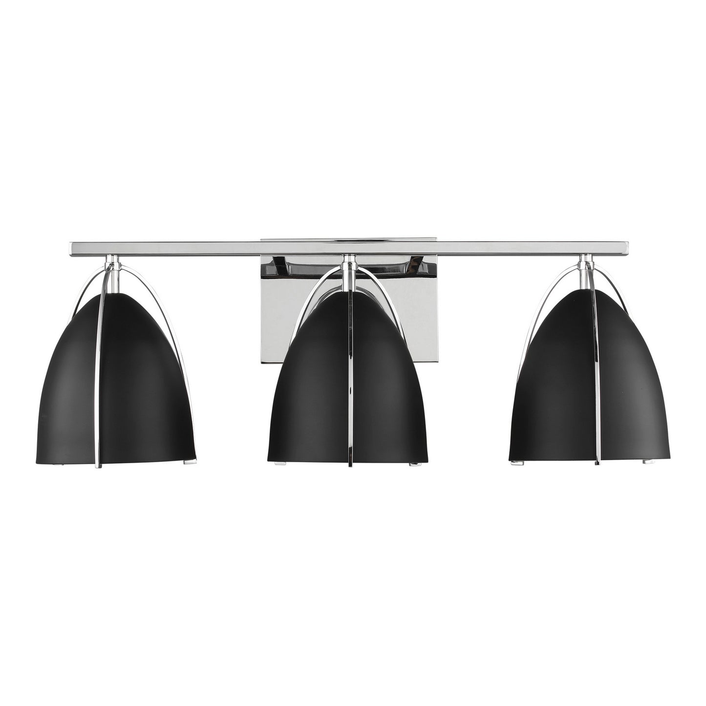 Norman Three Light Wall / Bath in Chrome