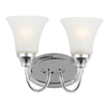 Generation Lighting - 44806-05 - Two Light Wall / Bath - Holman - Chrome