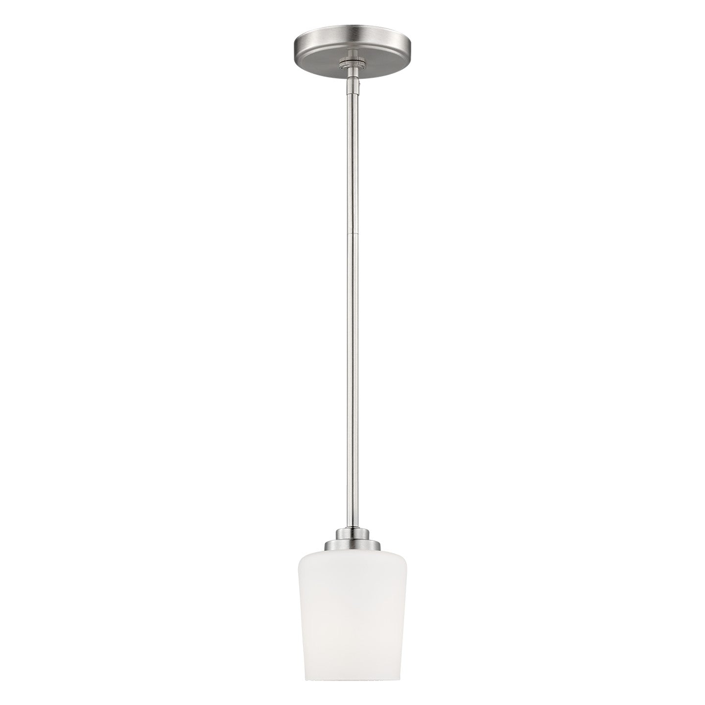 Generation Lighting - 6102801-962 - One Light Mini-Pendant - Windom - Brushed Nickel