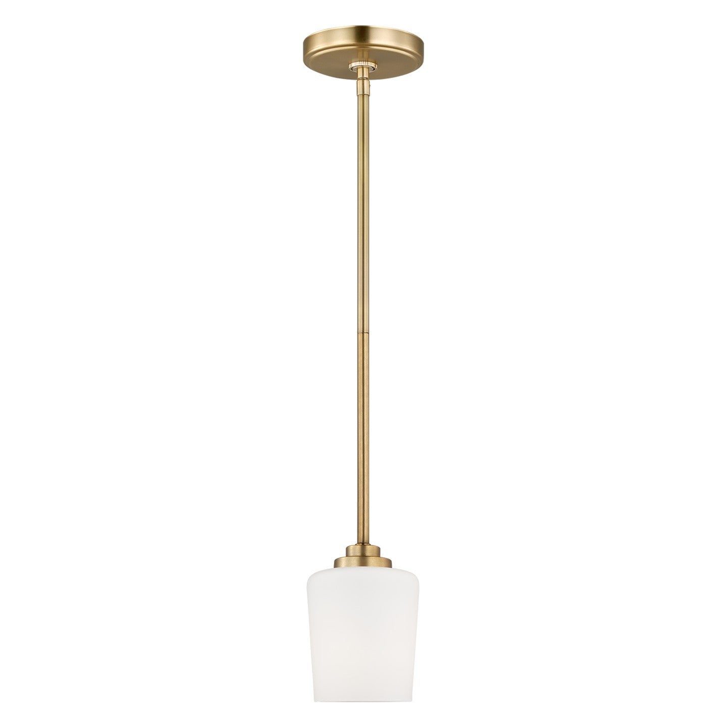 Generation Lighting - 6102801EN3-848 - One Light Mini-Pendant - Windom - Satin Brass