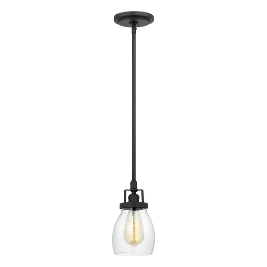 Belton One Light Mini-Pendant in Midnight Black