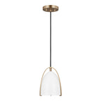 Norman One Light Mini-Pendant in Satin Brass