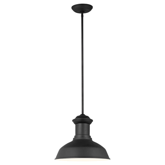 Fredricksburg One Light Outdoor Pendant in Black