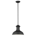 Generation Lighting - 6247701EN3-12 - One Light Outdoor Pendant - Fredricksburg - Black