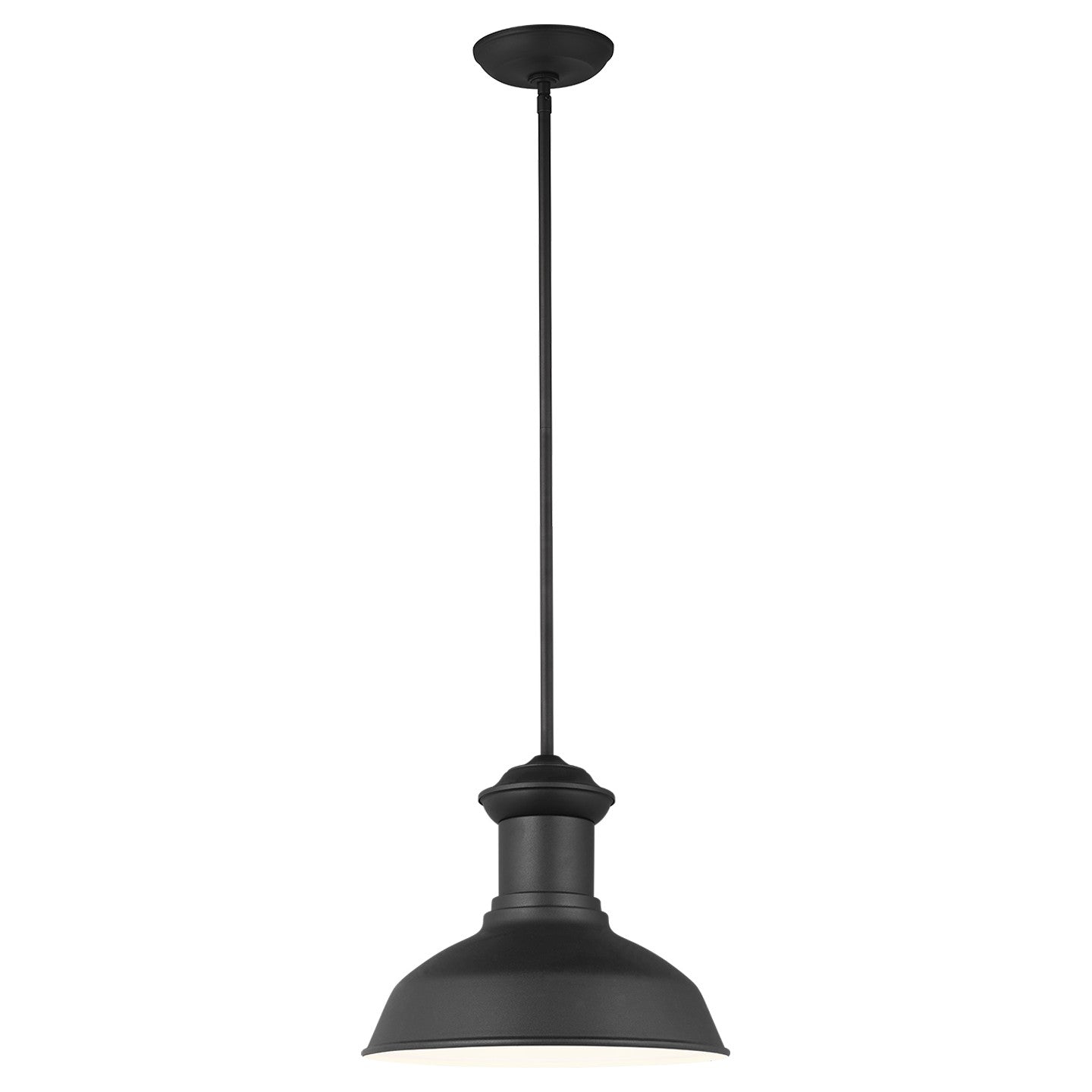 Fredricksburg One Light Outdoor Pendant in Black