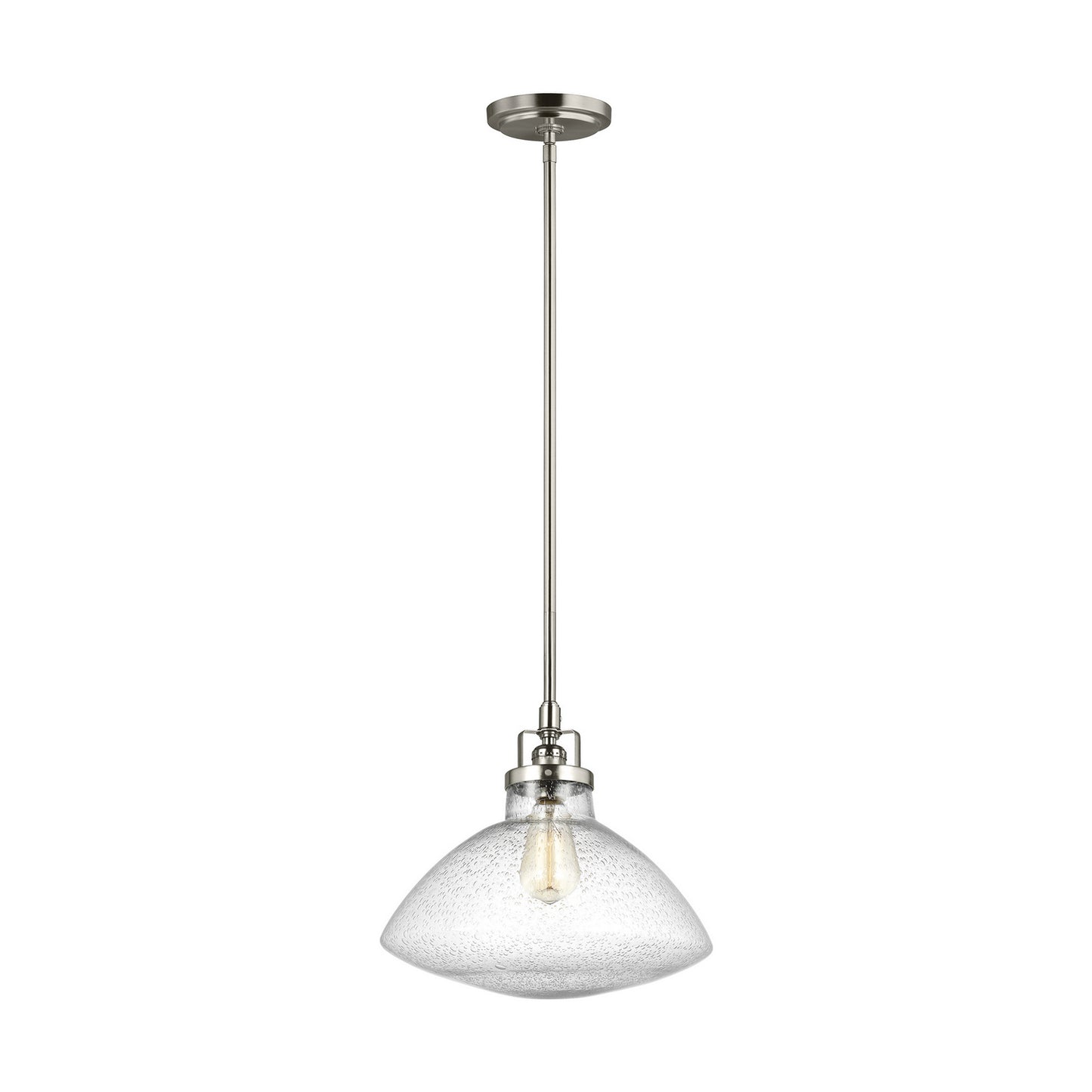 Generation Lighting - 6514501EN7-962 - One Light Pendant - Belton - Brushed Nickel