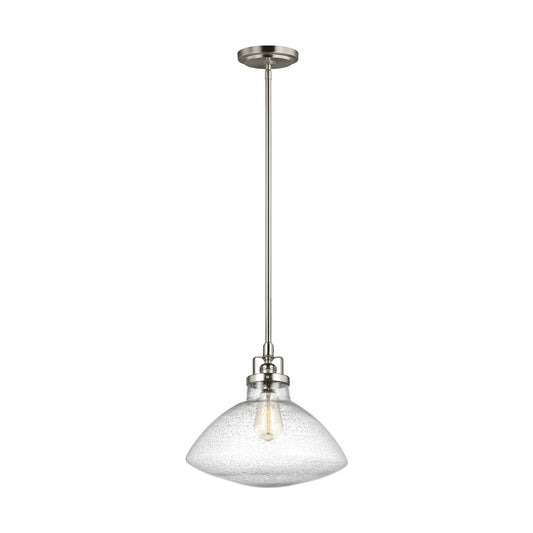 Generation Lighting - 6514501EN7-962 - One Light Pendant - Belton - Brushed Nickel
