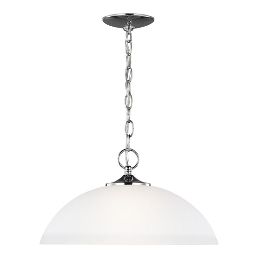 Geary One Light Pendant in Chrome