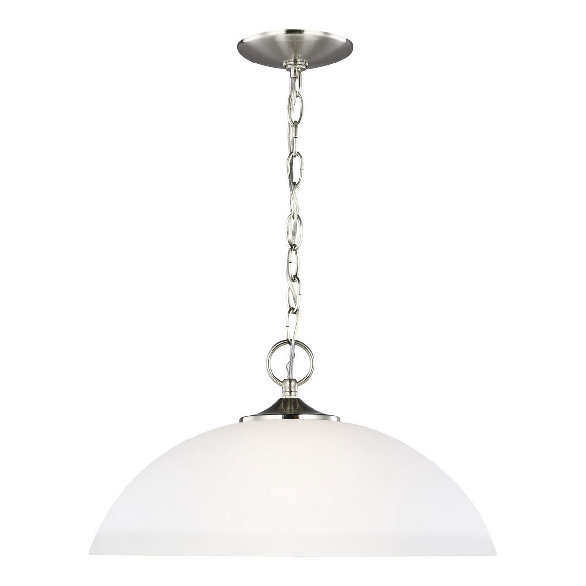 Generation Lighting - 6516501EN3-962 - One Light Pendant - Geary - Brushed Nickel