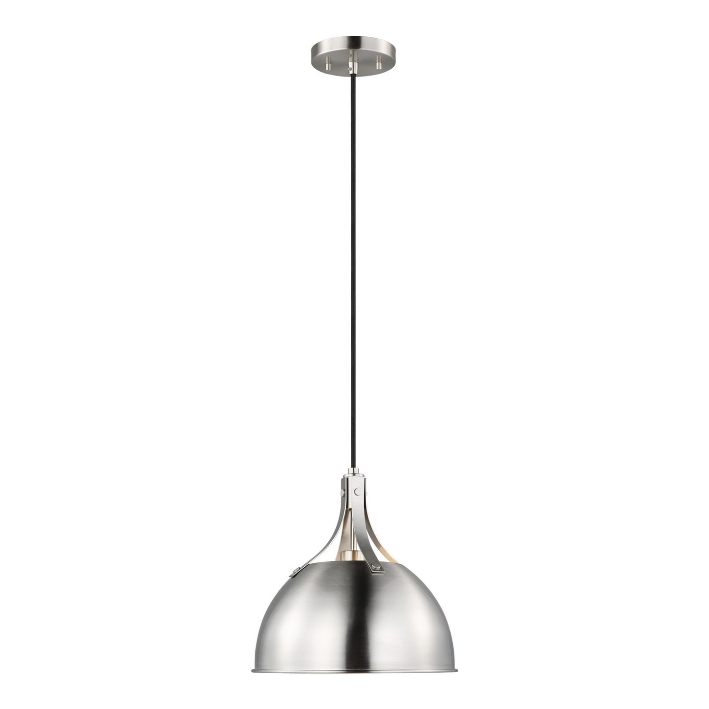 Rockland One Light Pendant in Brushed Nickel