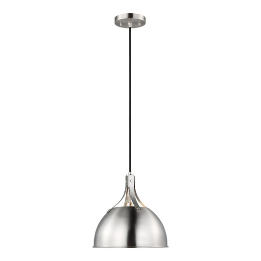 Rockland One Light Pendant in Brushed Nickel