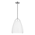 Norman One Light Pendant in Chrome