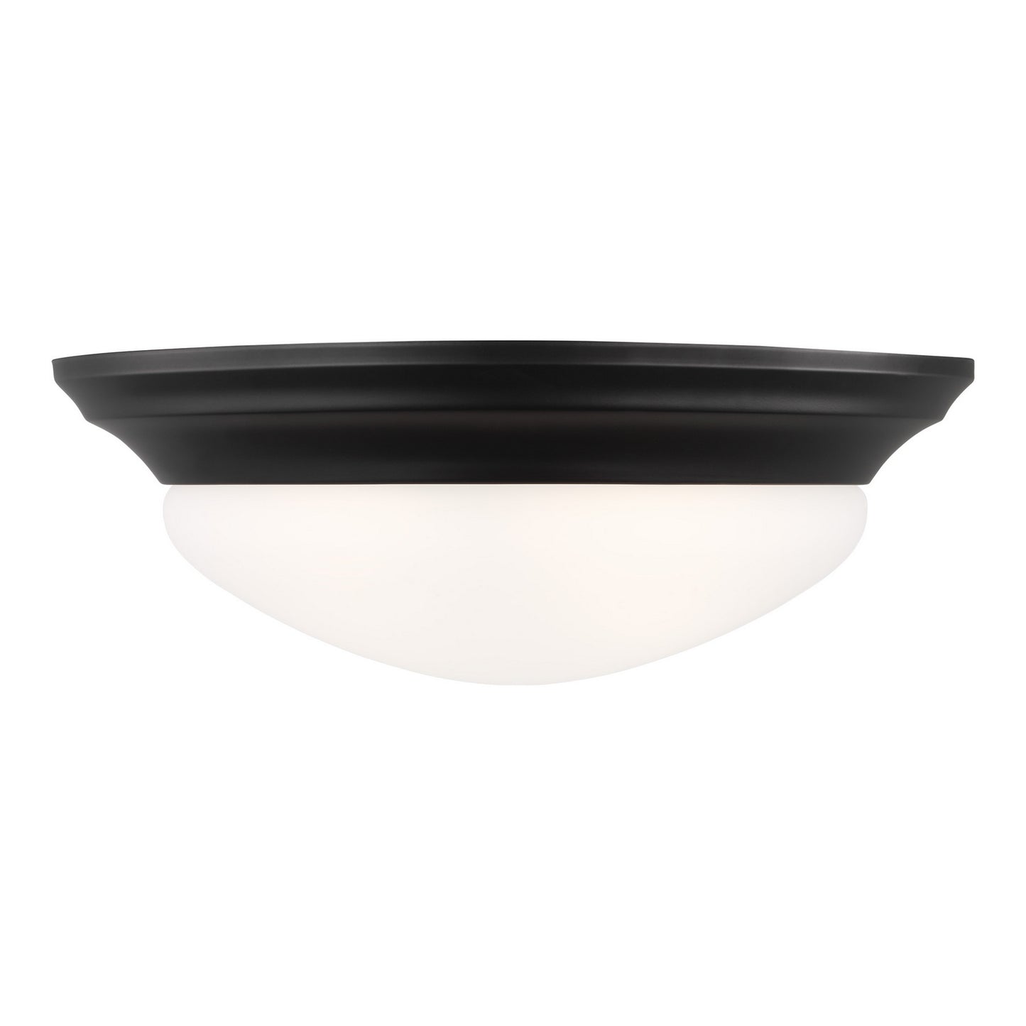 Nash Two Light Flush Mount in Midnight Black