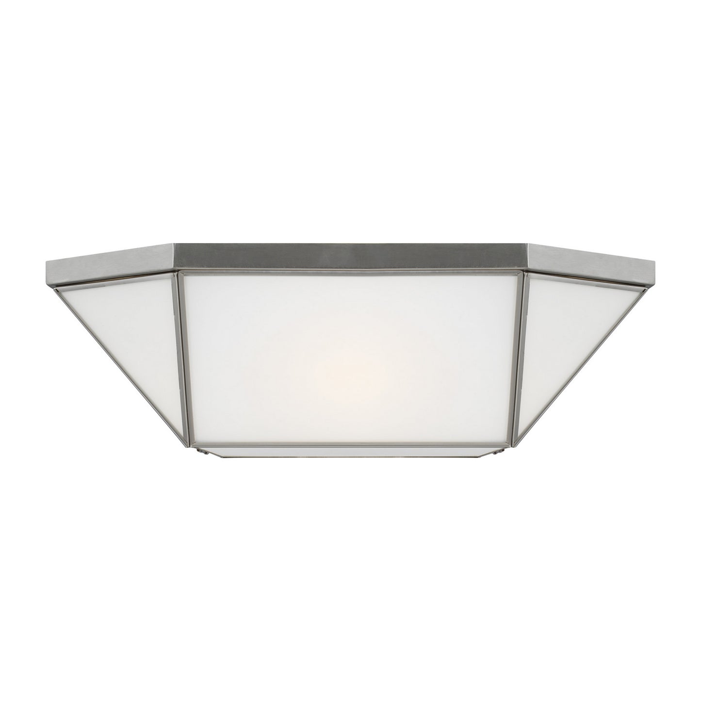 Morrison Four Light Flush Mount in Brushed Nickel