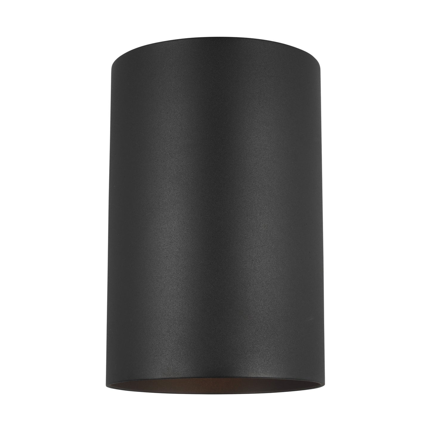 Outdoor Cylinders LED Outdoor Wall Lantern in Black