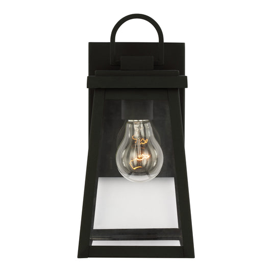 Founders One Light Outdoor Wall Lantern in Black