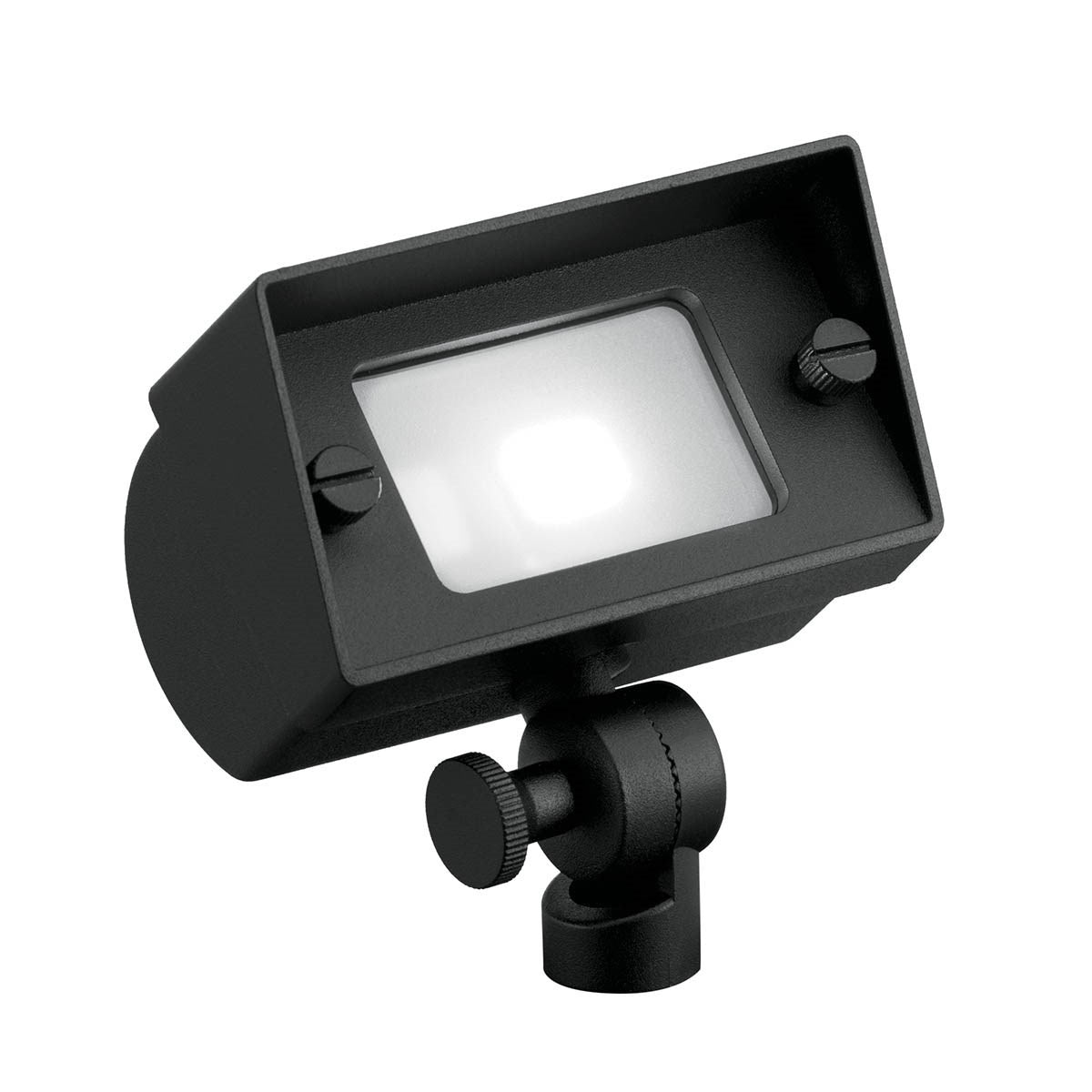 One Light Mini Flood in Textured Black