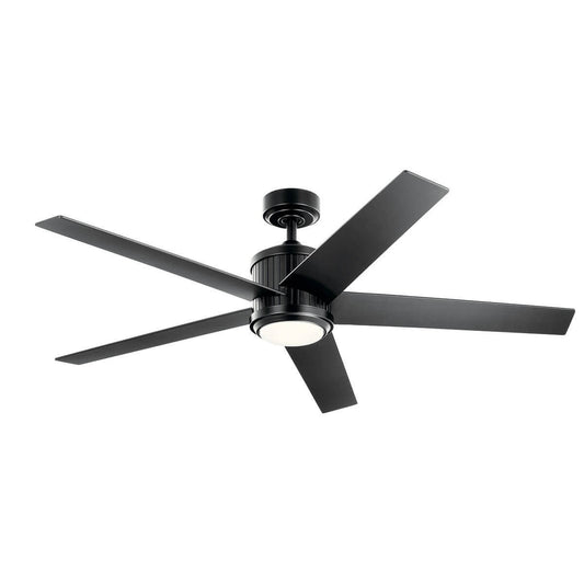 Brahm 56"Ceiling Fan in Satin Black