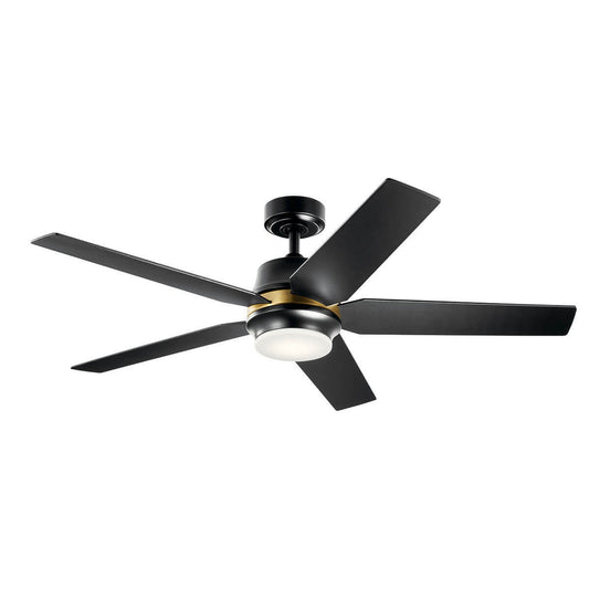 Maeve 52"Ceiling Fan in Satin Black