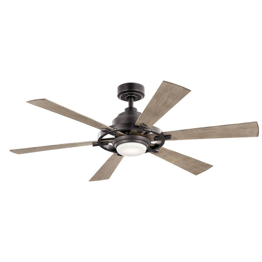 Gentry Lite 52"Ceiling Fan in Anvil Iron