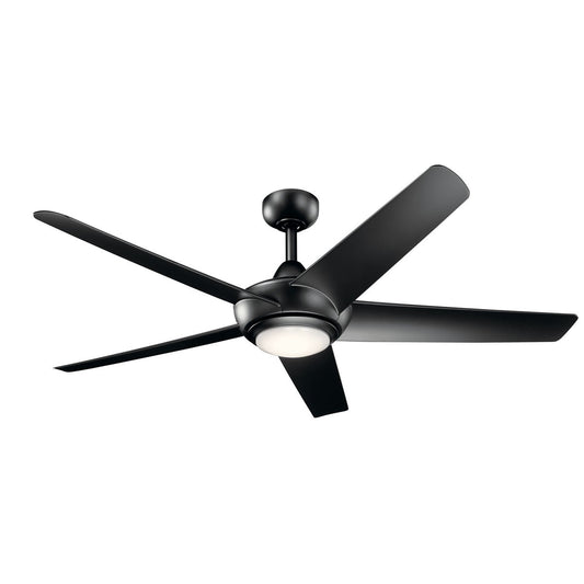 Kapono 52"Ceiling Fan in Satin Black