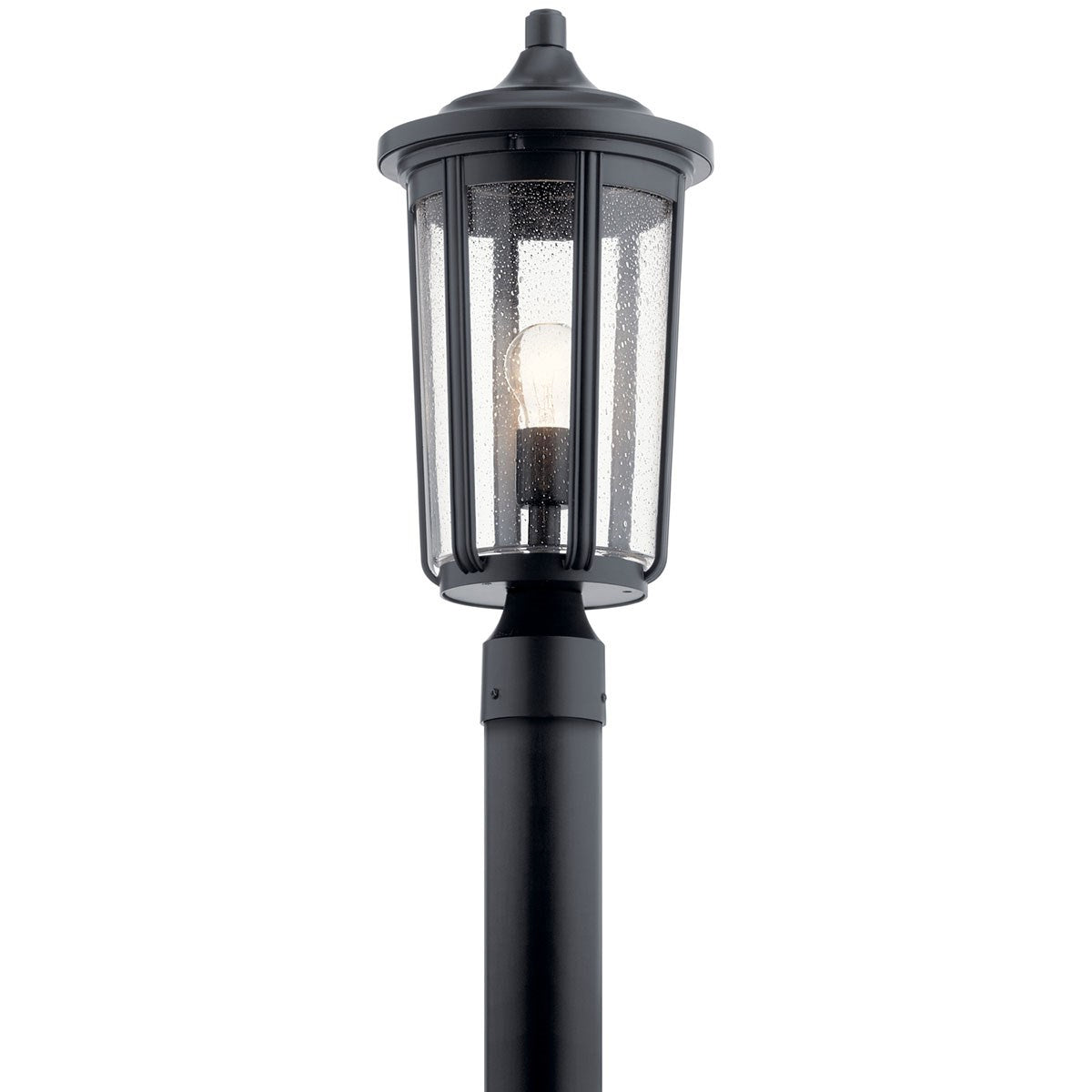 Fairfield One Light Outdoor Post Mount in Black