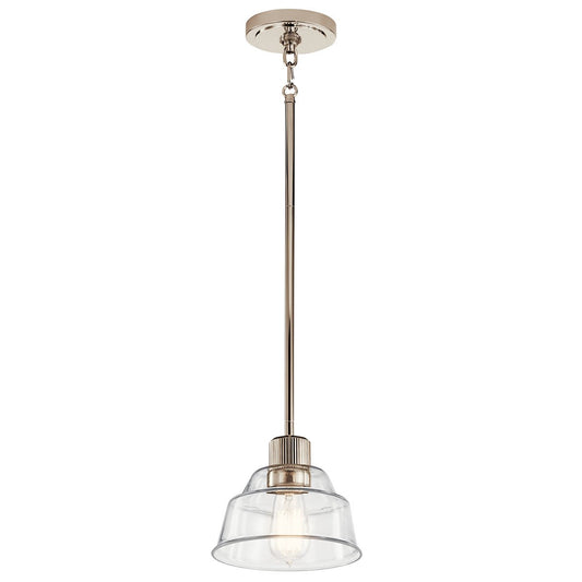 Eastmont One Light Mini Pendant in Polished Nickel