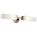 Truby Two Light Wall Sconce in Polished Nickel
