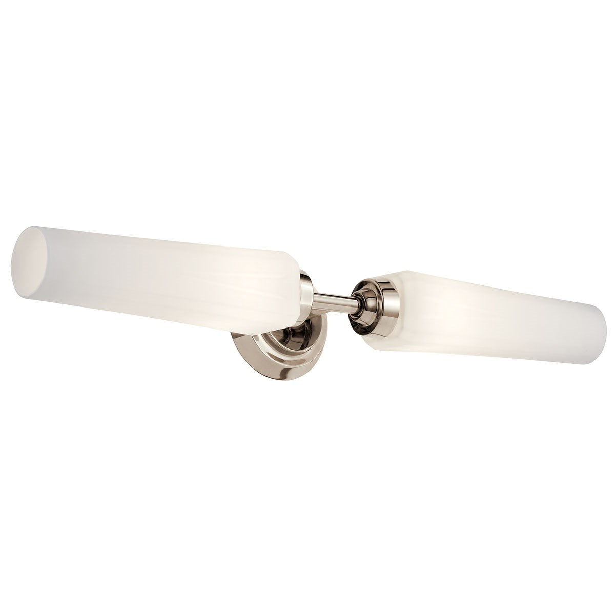 Truby Two Light Bath in Polished Nickel