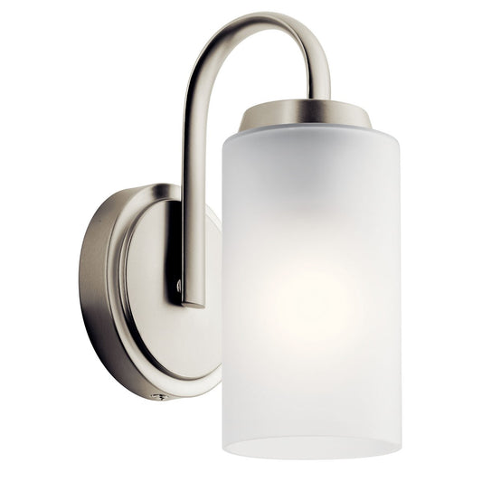 Kennewick One Light Wall Sconce in Brushed Nickel