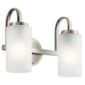 Kennewick Two Light Bath in Brushed Nickel