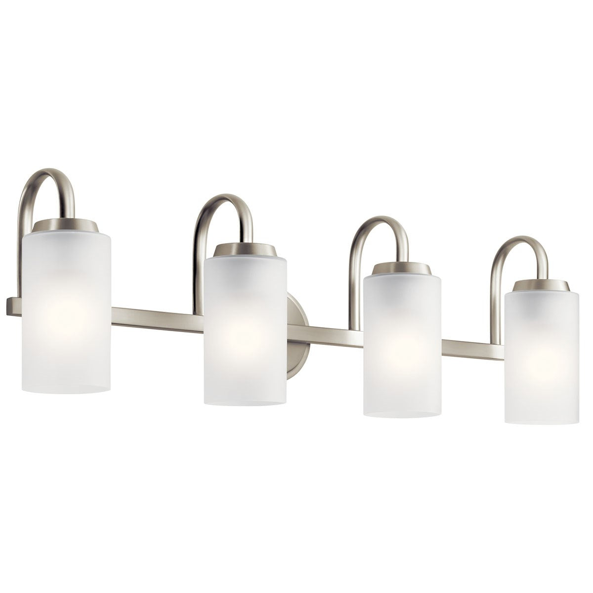 Kennewick Four Light Bath in Brushed Nickel