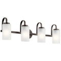 Kennewick Four Light Bath in Olde Bronze