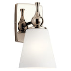 Cosabella One Light Wall Sconce in Polished Nickel