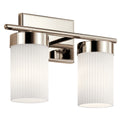 Ciona Two Light Bath in Polished Nickel