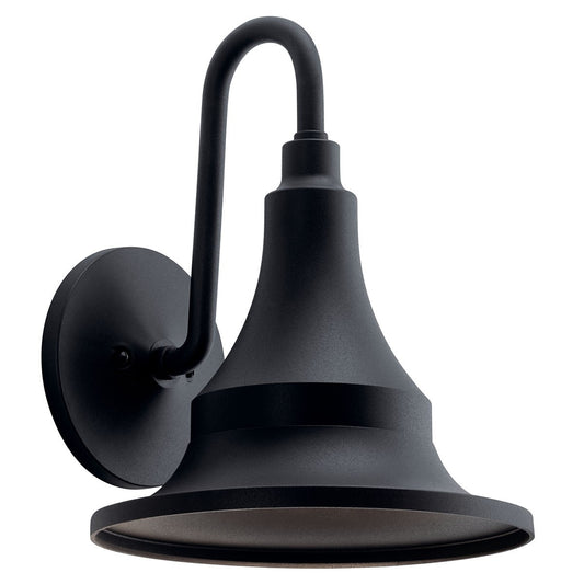 Hampshire One Light Outdoor Wall Mount in Textured Black