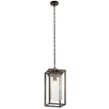 Mercer One Light Outdoor Pendant in Olde Bronze