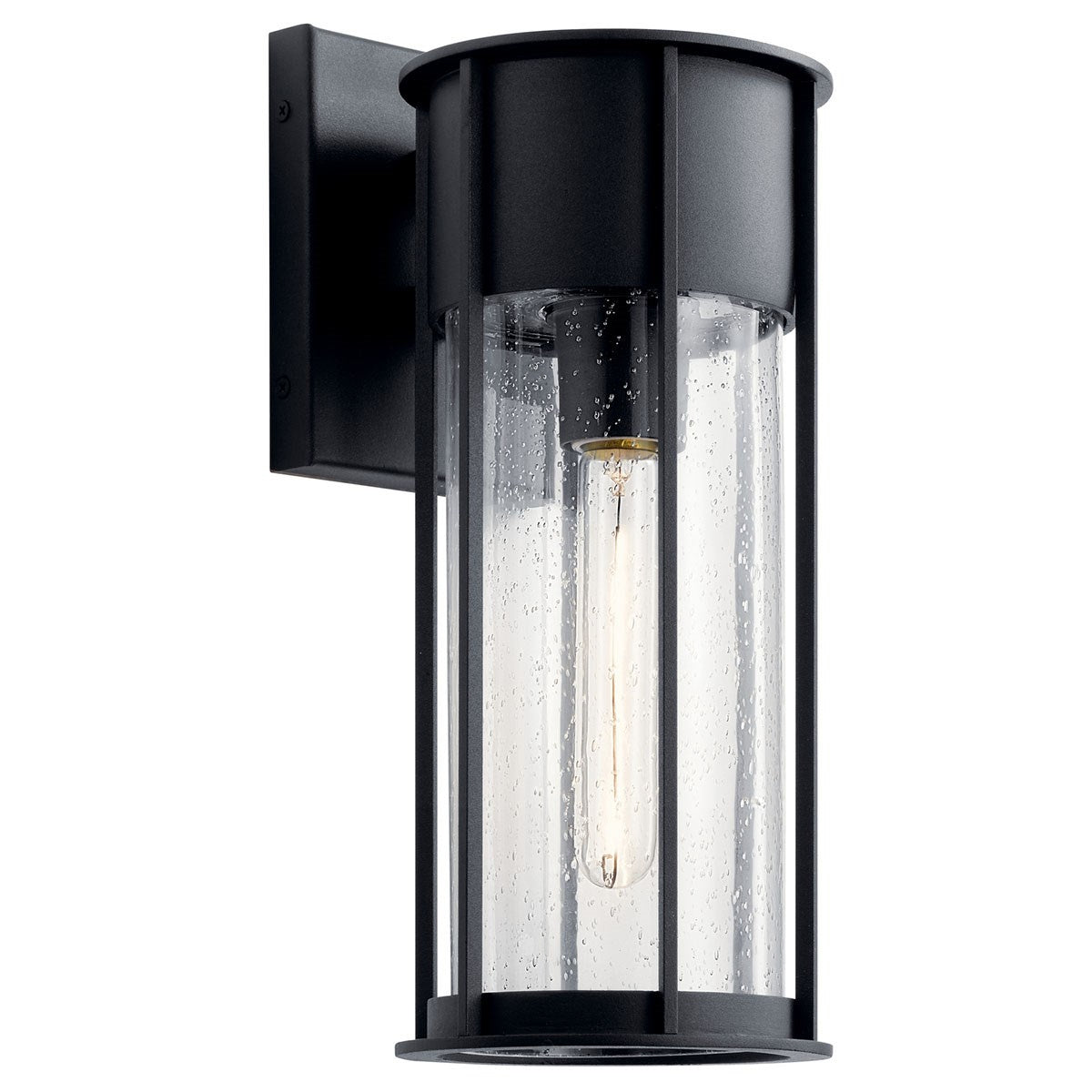 Camillo One Light Outdoor Wall Mount in Textured Black